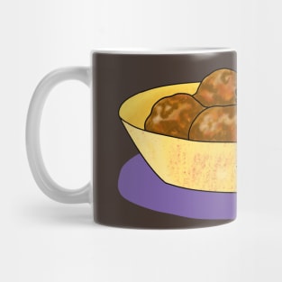 A bowl of beef rendang Mug